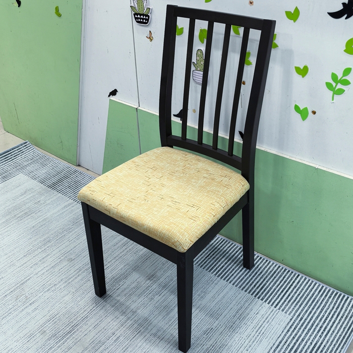 91家纺网 家纺一手货源 找家纺 （总）壹零特色家纺 2025新款家用伊克多兰印花坐垫套 餐厅弹力椅面套 客厅椅套子凳子套