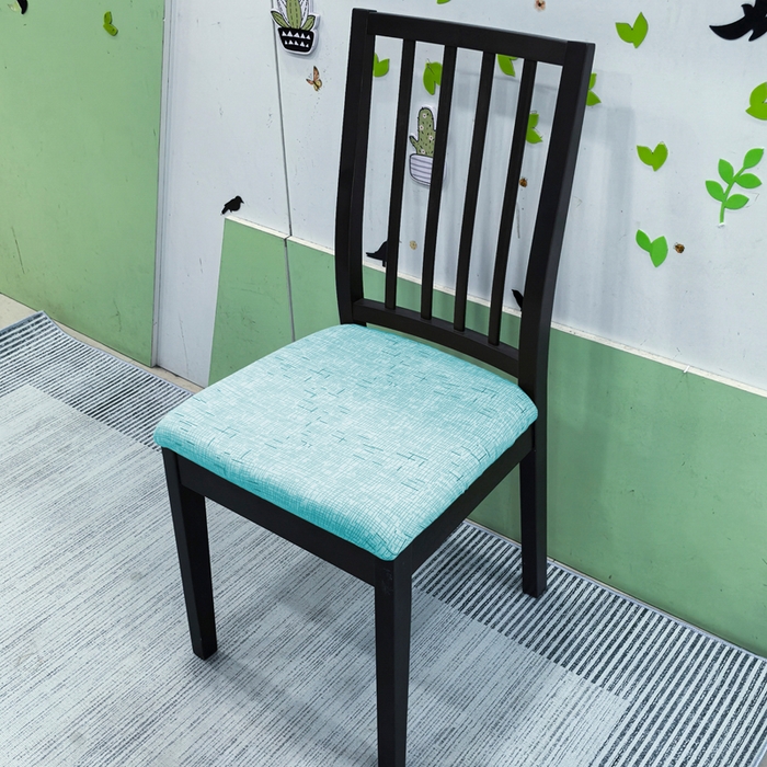 91家纺网 家纺一手货源 找家纺 （总）壹零特色家纺 2025新款家用伊克多兰印花坐垫套 餐厅弹力椅面套 客厅椅套子凳子套