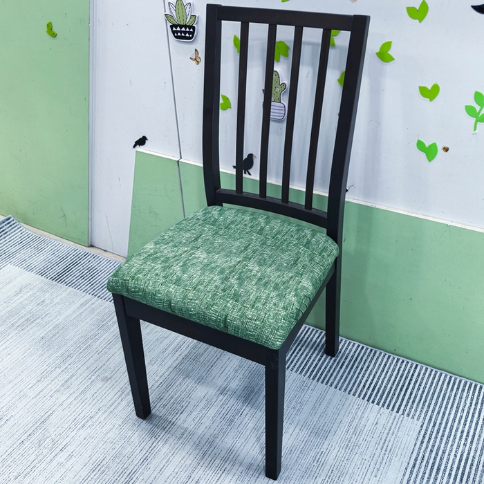 91家纺网 家纺一手货源 找家纺 （总）壹零特色家纺 2025新款家用伊克多兰印花坐垫套 餐厅弹力椅面套 客厅椅套子凳子套