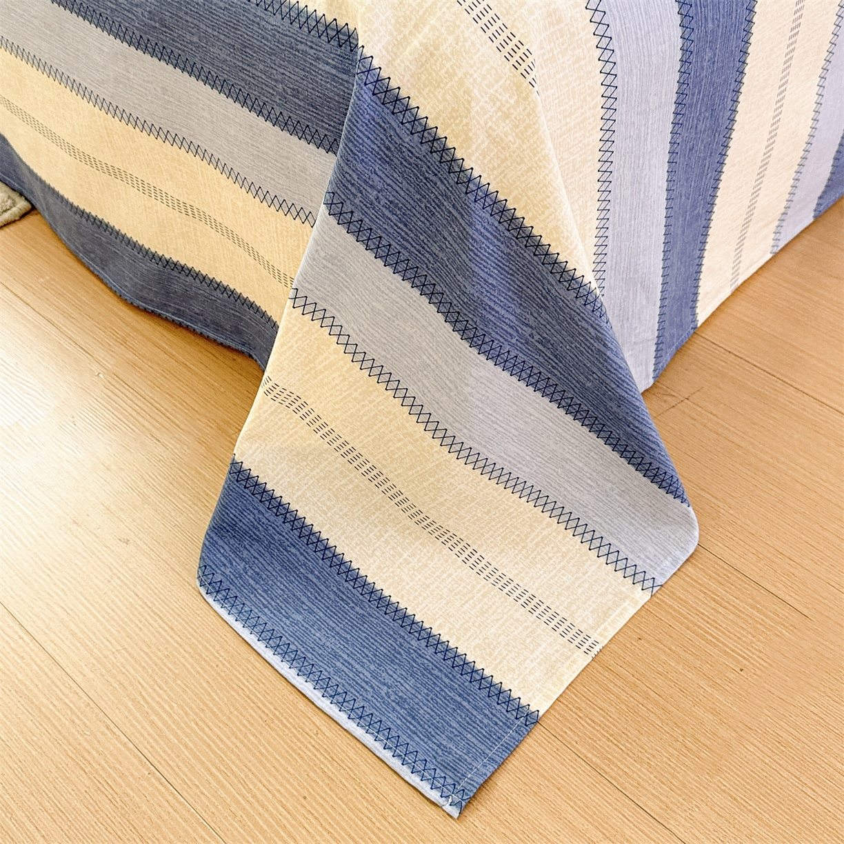 91家纺网 家纺一手货源 找家纺 名兮家居 2025秋冬新款100%全棉纯棉磨毛单床单 床单单件 简条