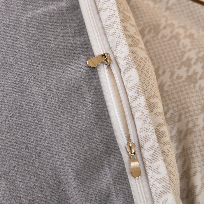 91家纺网 家纺一手货源 找家纺 宇彬家纺 2025新款秋冬全棉纯棉精梳生态原棉印花加厚磨毛被套单被套被套单件单品被套 艾维（桔）