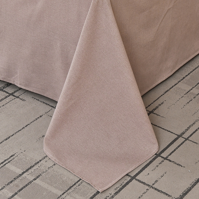 91家纺网 家纺一手货源 找家纺 宇彬家纺 2025新款秋冬全棉纯棉精梳生态原棉印花加厚磨毛被套单被套被套单件单品被套 巴黎之约（棕）