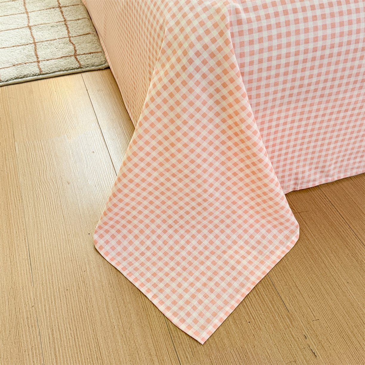 91家纺网 家纺一手货源 找家纺 名兮家居 2025秋冬新款100%全棉纯棉磨毛单床单 床单单件 柔格时光