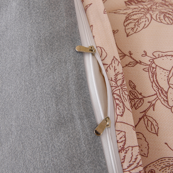 91家纺网 家纺一手货源 找家纺 宇彬家纺 2025新款秋冬全棉纯棉精梳生态原棉印花加厚磨毛被套单被套被套单件单品被套 加州风情（棕）