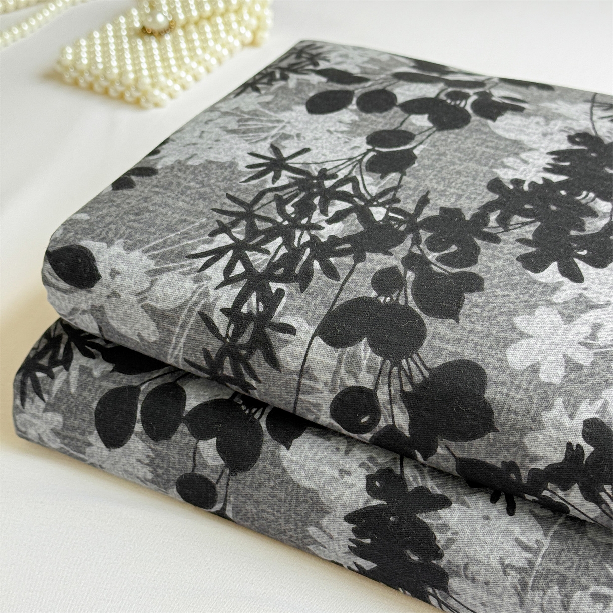 91家纺网 家纺一手货源 找家纺 名兮家居 2025秋冬新款100%全棉纯棉磨毛单床单 床单单件 叶影