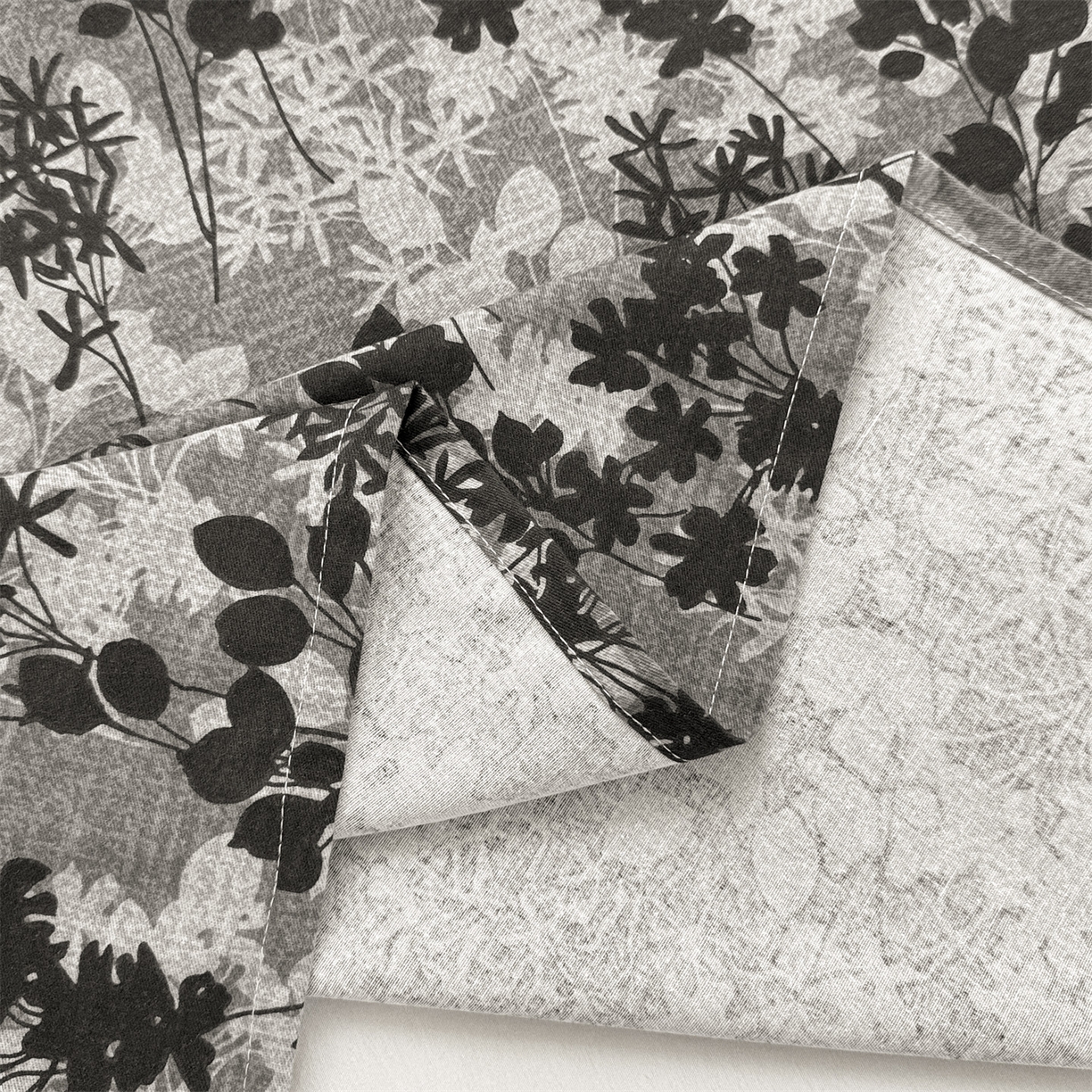 91家纺网 家纺一手货源 找家纺 名兮家居 2025秋冬新款100%全棉纯棉磨毛单床单 床单单件 叶影