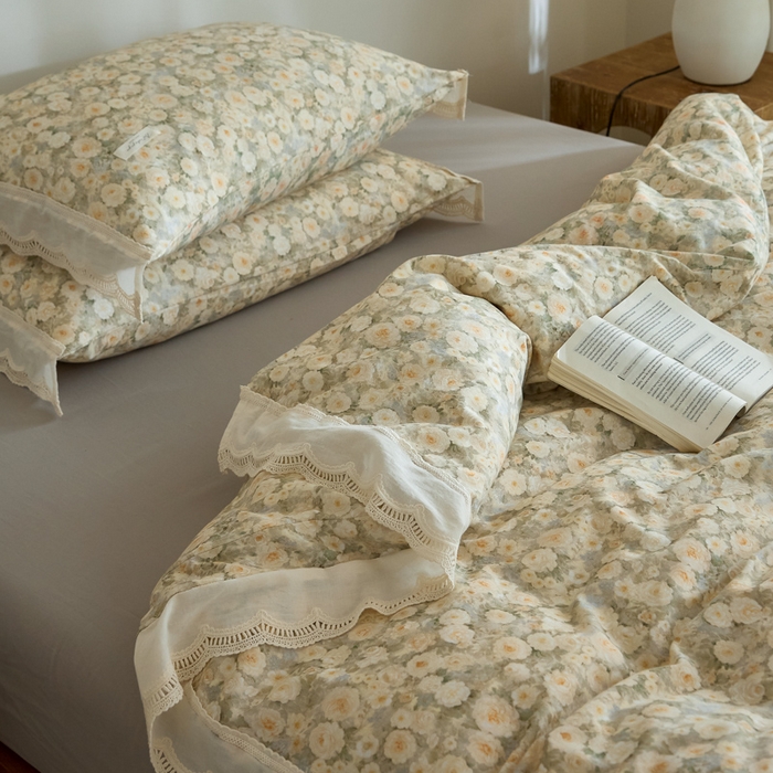 91家纺网 家纺一手货源 找家纺 （总）大彩家居 2025新款全棉纯棉水洗磨毛四件套