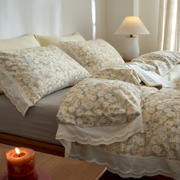 91家纺网 家纺一手货源 找家纺 （总）大彩家居 2025新款全棉纯棉水洗磨毛四件套