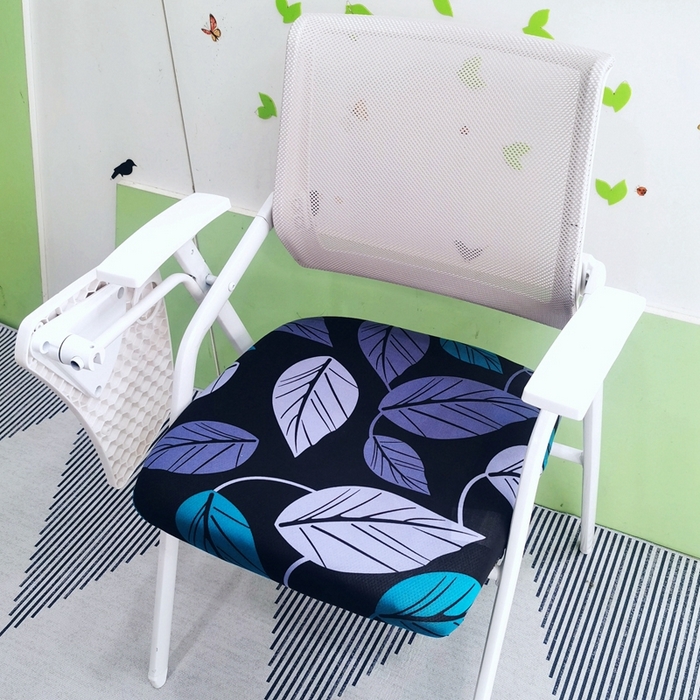 91家纺网 家纺一手货源 找家纺 （总）壹零特色家纺 家用学生印花坐垫套 办公室弹力椅面套 椅套子凳子套(印花1)