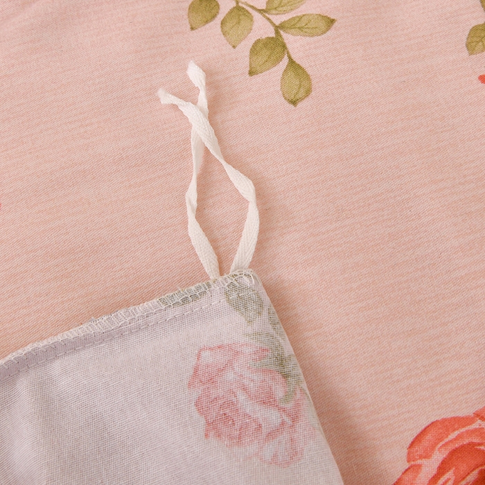 91家纺网 家纺一手货源 找家纺 宇彬家纺 2025新款秋冬全棉纯棉精梳生态原棉印花加厚磨毛被套单被套被套单件单品被套 一见倾心（粉)