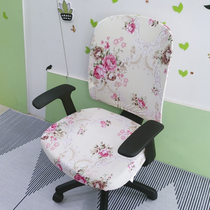 91家纺网 家纺一手货源 找家纺 （总）壹零特色家纺 家用学生印花坐垫套 办公室弹力椅面套 椅套子凳子套(印花1)