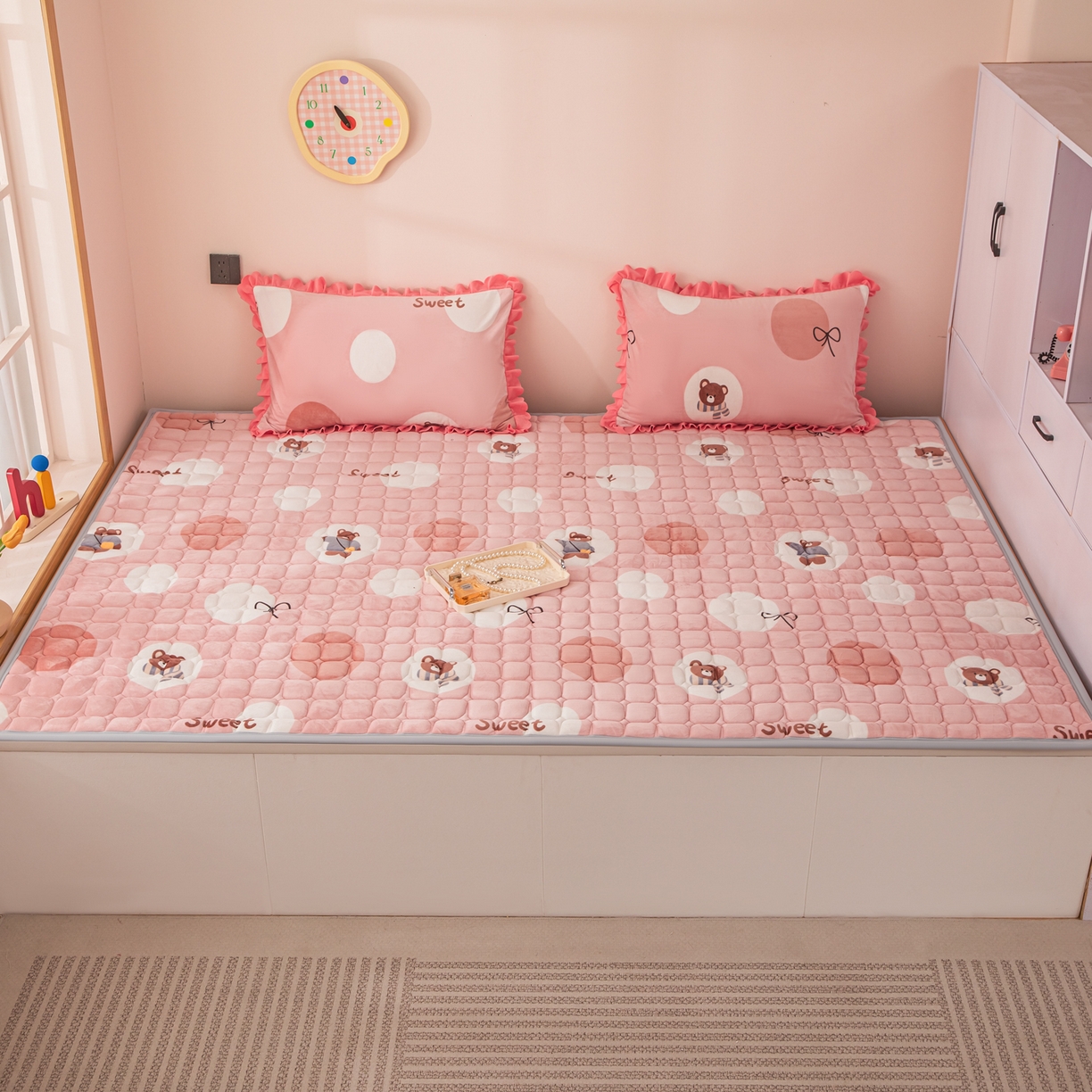 91家纺网 家纺一手货源 找家纺 （总）手艺人家纺 2025新款宝宝绒新格子垫子