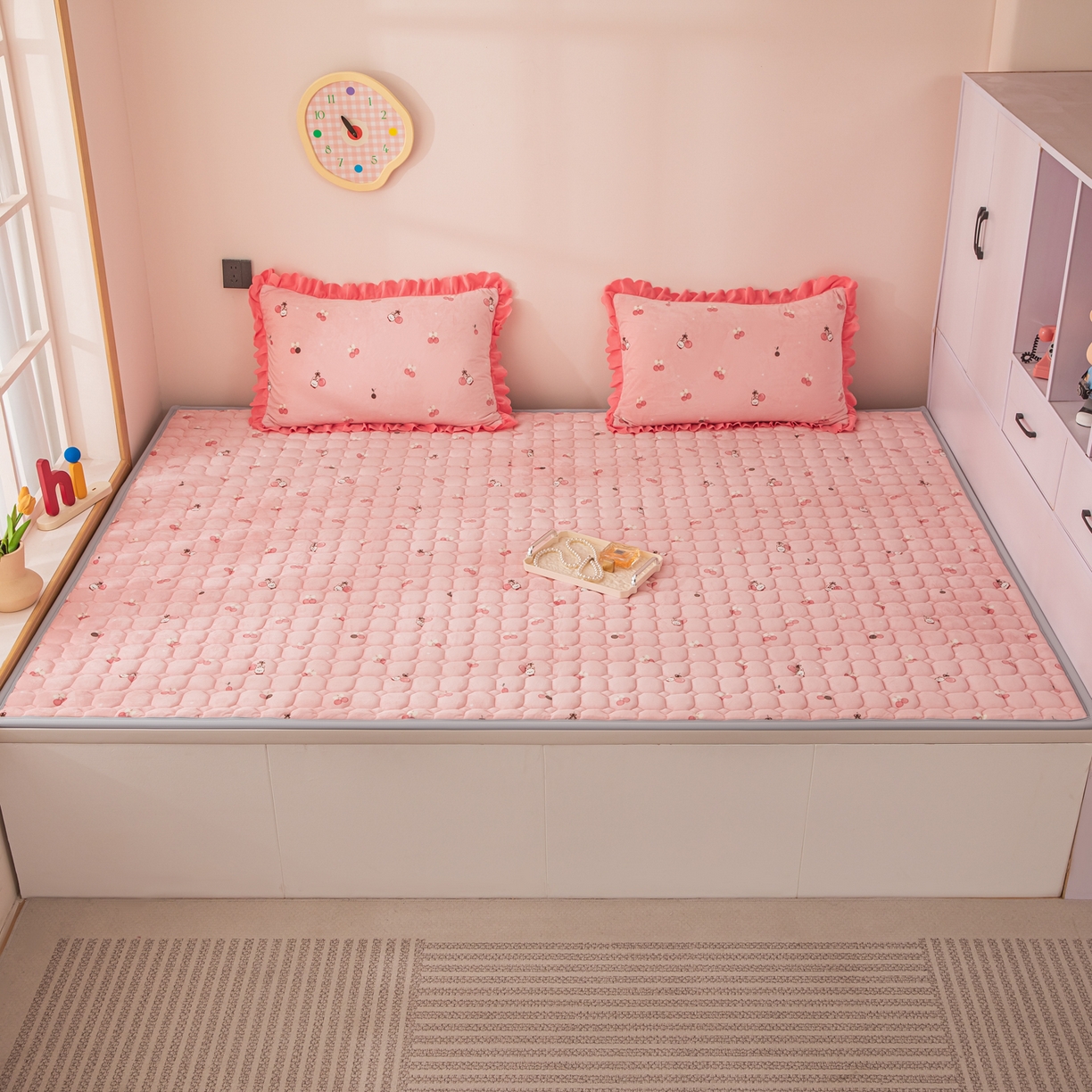 91家纺网 家纺一手货源 找家纺 （总）手艺人家纺 2025新款宝宝绒新格子垫子