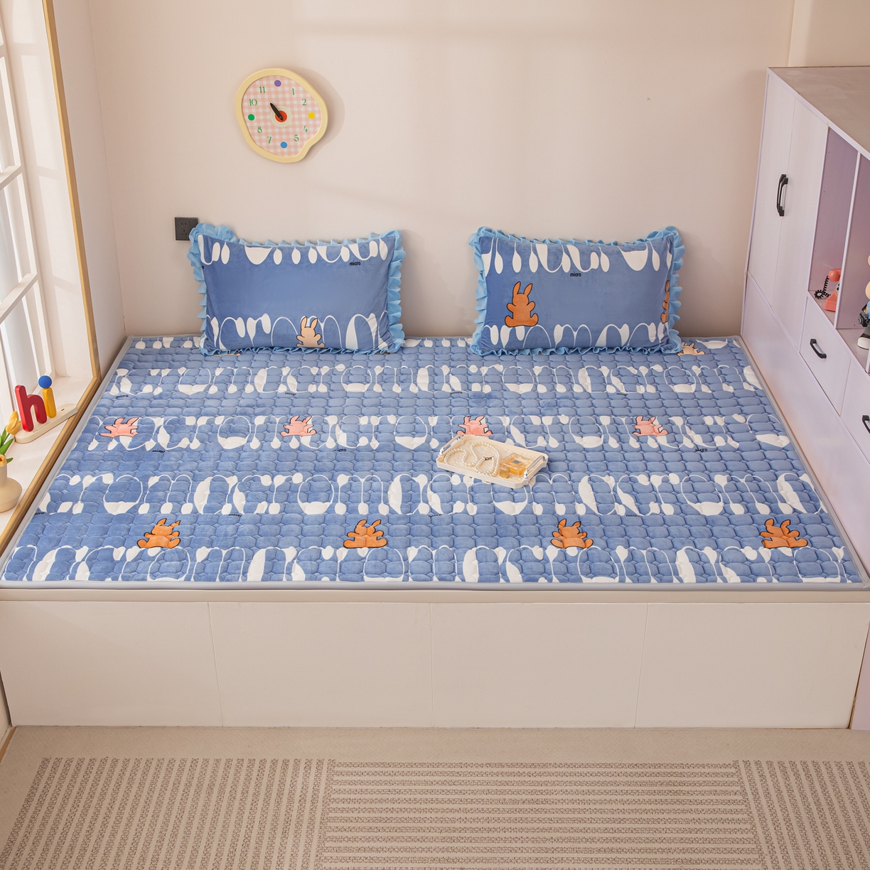 91家纺网 家纺一手货源 找家纺 （总）手艺人家纺 2025新款宝宝绒新格子垫子