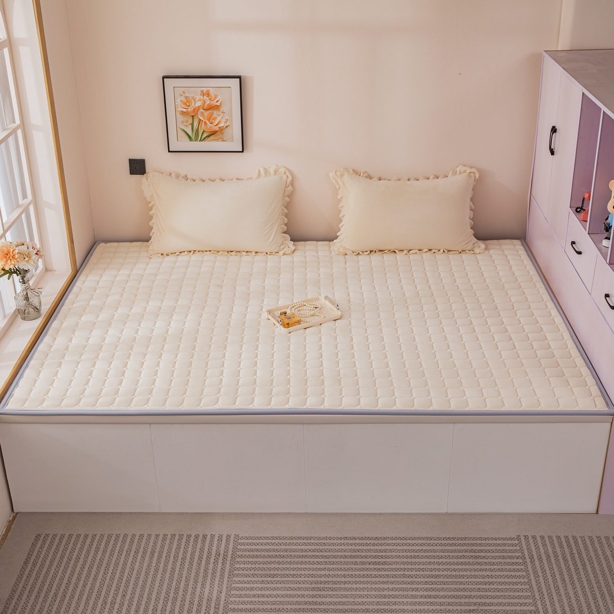 91家纺网 家纺一手货源 找家纺 （总）手艺人家纺 2025新款宝宝绒新格子垫子