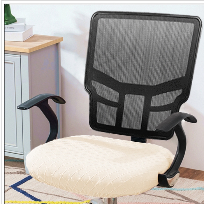 91家纺网 家纺一手货源 找家纺 （总）壹零特色家纺 弹力防水菱形格坐垫套 纯色坐垫套 办公室坐垫套