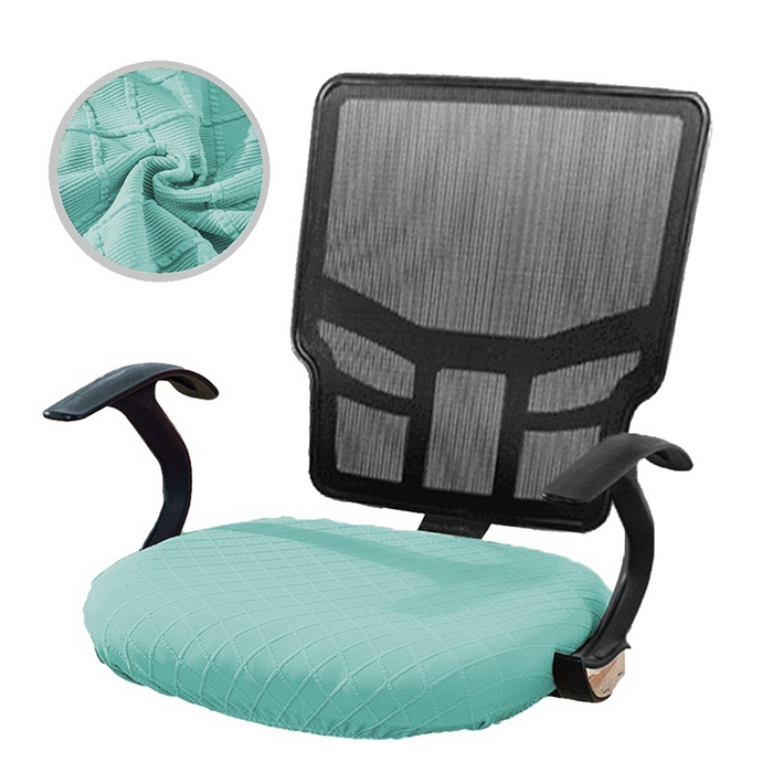 91家纺网 家纺一手货源 找家纺 （总）壹零特色家纺 弹力防水菱形格坐垫套 纯色坐垫套 办公室坐垫套