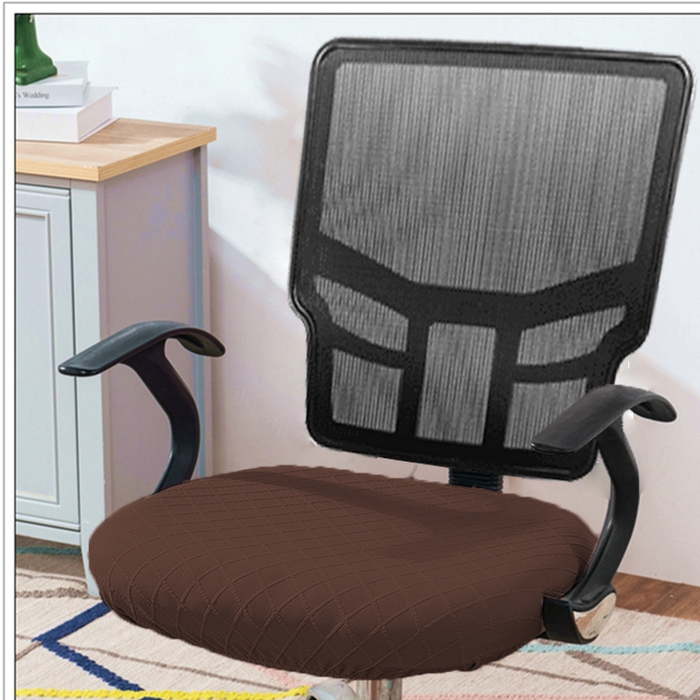 91家纺网 家纺一手货源 找家纺 （总）壹零特色家纺 弹力防水菱形格坐垫套 纯色坐垫套 办公室坐垫套