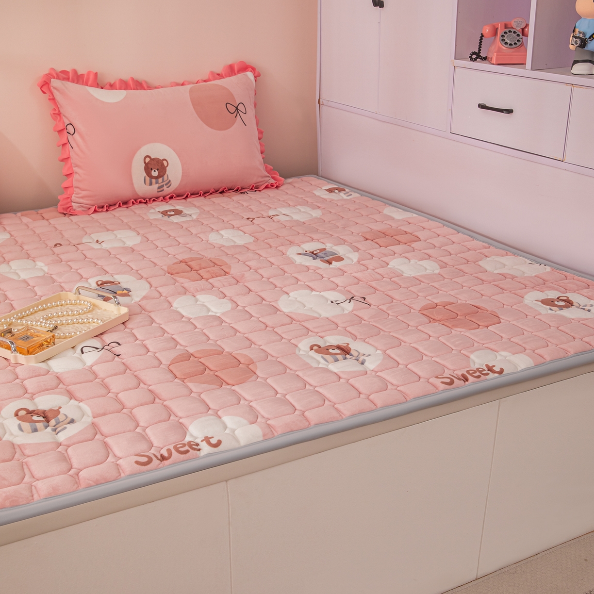 91家纺网 家纺一手货源 找家纺 （总）手艺人家纺 2025新款宝宝绒新格子垫子