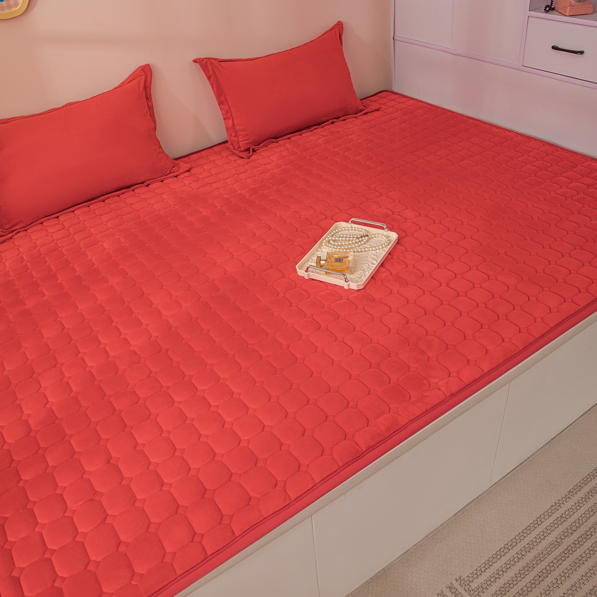 91家纺网 家纺一手货源 找家纺 手艺人家纺 2025新款宝宝绒新格子垫子 DT12