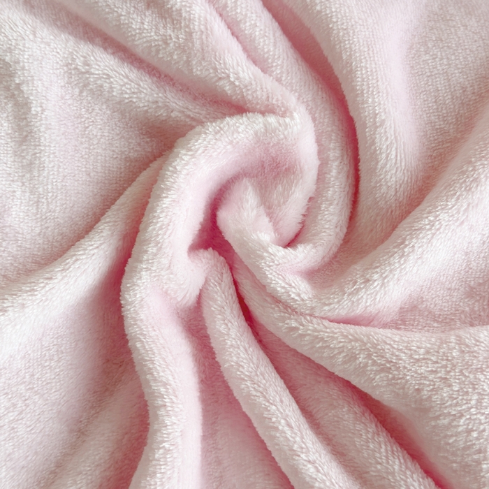 91家纺网 家纺一手货源 找家纺 卡琪曼 2025新款素色法兰绒毛毯毯子 素色法兰绒（樱花粉）