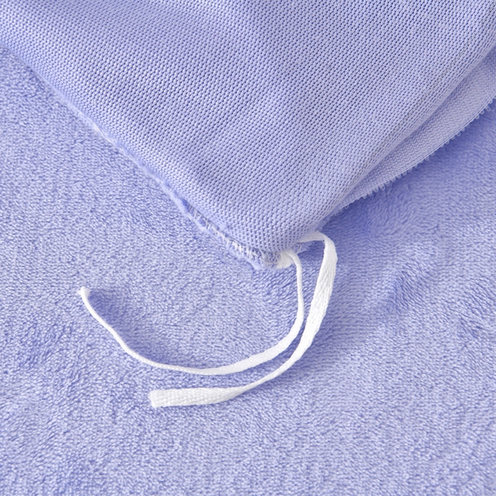 91家纺网 家纺一手货源 找家纺 梦之星 2025新款9斤毛巾绣韩式花边牛奶绒四件套 蝴蝶-淡蓝