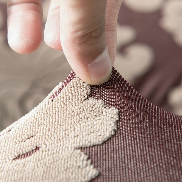 91家纺网 家纺一手货源 找家纺 （总）壹零特色家纺 2025新款弹力伊克多兰专用椅套 弹性餐厅椅子套 欧式大提花-单独坐垫套