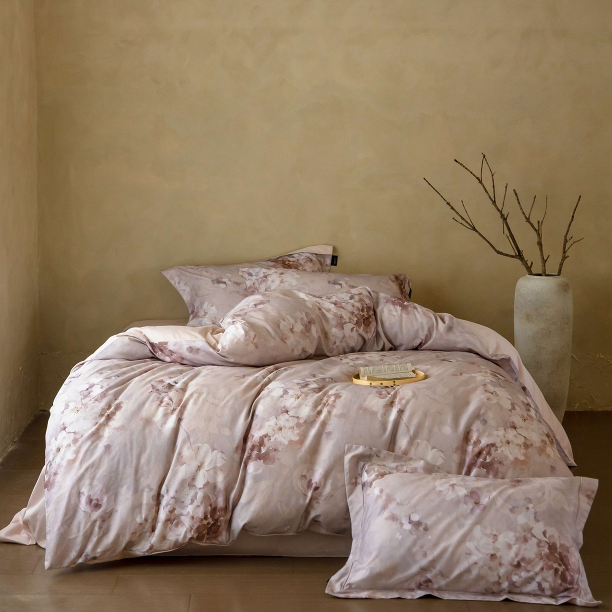 91家纺网 家纺一手货源 找家纺 （总）三味舒屋 2025新款50s全棉纯棉磨毛印花四件套-秋日绮梦