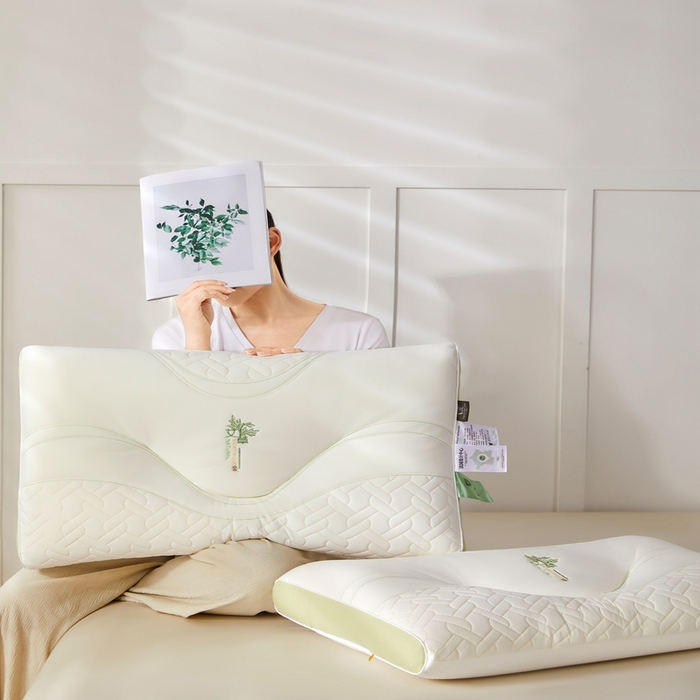 91家纺网 家纺一手货源 找家纺 （总）锦鲤枕业 艾草纤维枕芯枕头-太空款