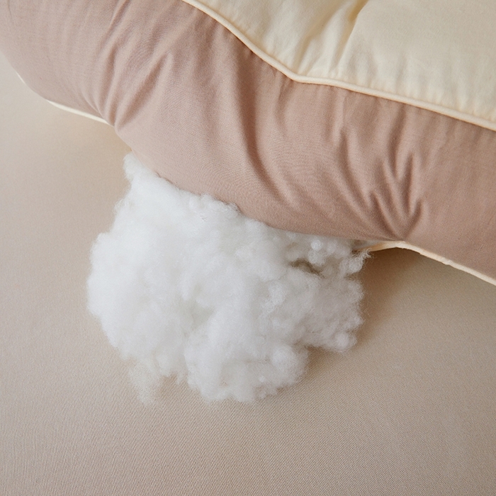 91家纺网 家纺一手货源 找家纺 （总）锦鲤枕芯 A类纯棉天然竹片护颈黑科技 分区护颈枕