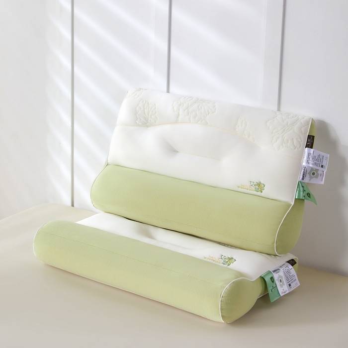 91家纺网 家纺一手货源 找家纺 （总）锦鲤枕业 艾草纤维枕芯枕头-护颈款