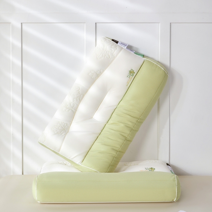 91家纺网 家纺一手货源 找家纺 （总）锦鲤枕业 艾草纤维枕芯枕头-护颈款