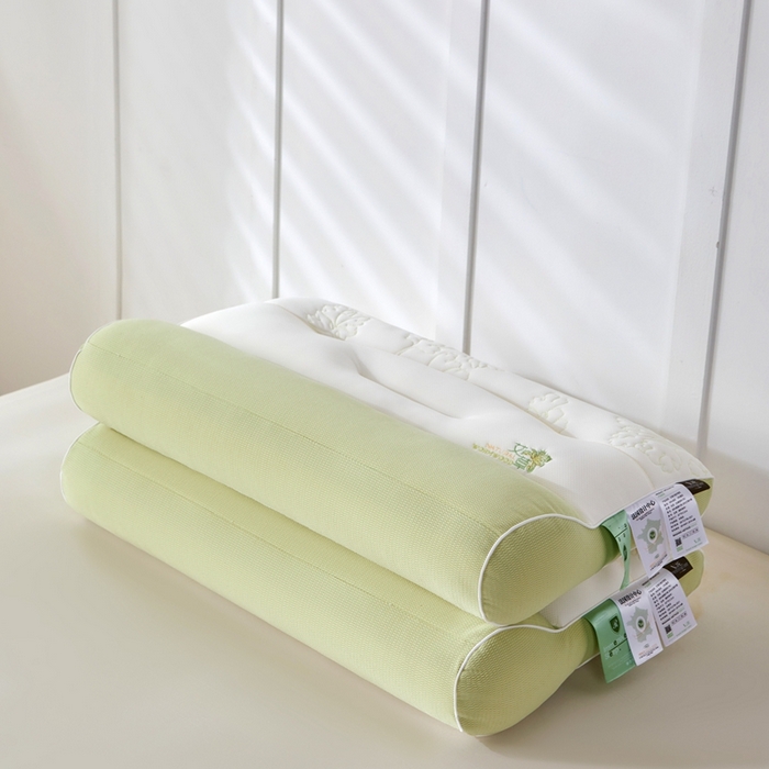 91家纺网 家纺一手货源 找家纺 （总）锦鲤枕业 艾草纤维枕芯枕头-护颈款