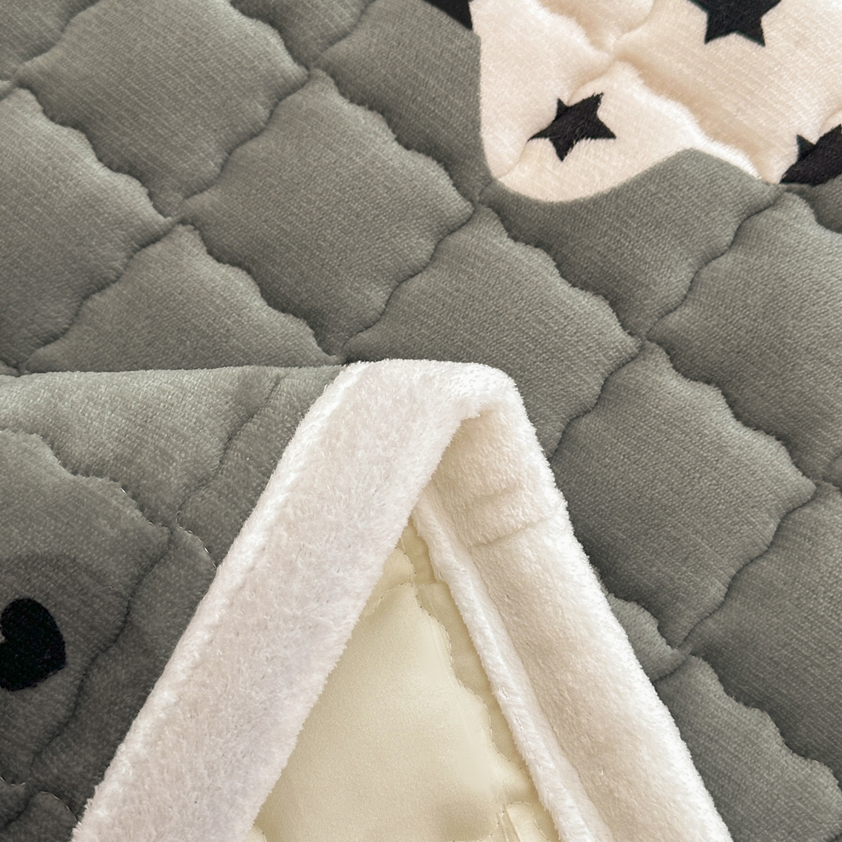 91家纺网 家纺一手货源 找家纺 川悦生活 2025新款A类印花牛奶绒床垫加厚绒保暖床床褥-大床图 床垫夜空好梦