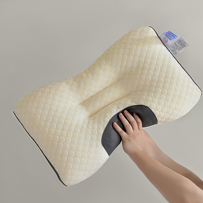 91家纺网 家纺一手货源 找家纺 （总）锦鲤枕芯 2025款针织棉SPA水立方护颈按摩枕