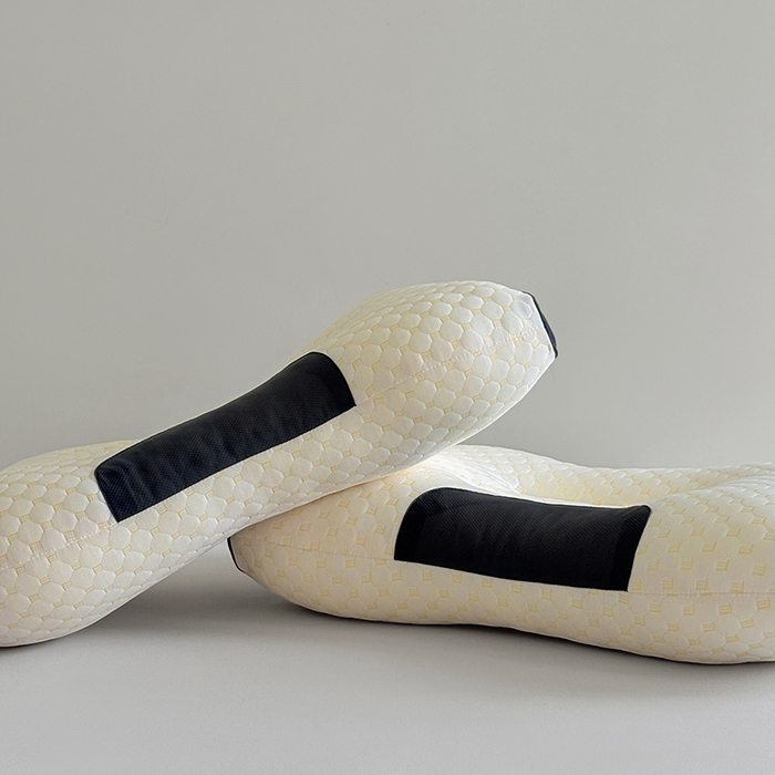 91家纺网 家纺一手货源 找家纺 （总）锦鲤枕芯 2025款针织棉SPA水立方护颈按摩枕