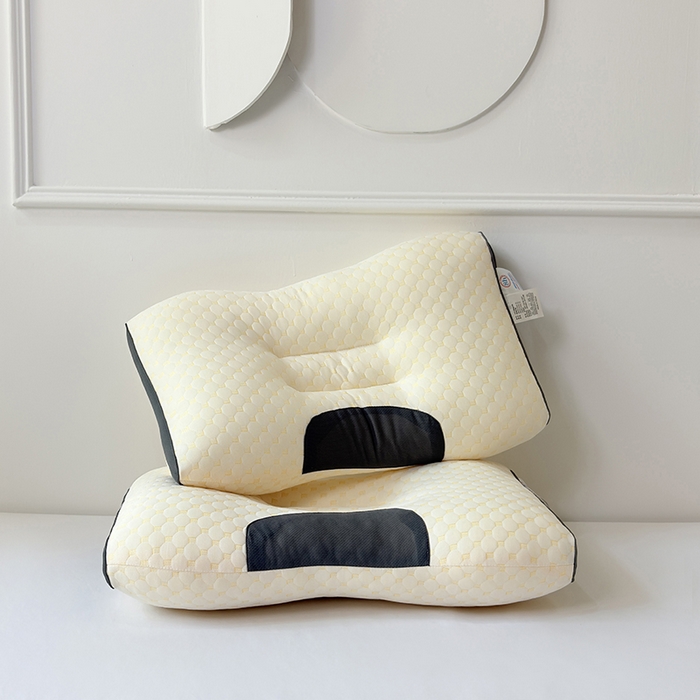 91家纺网 家纺一手货源 找家纺 （总）锦鲤枕芯 2025款针织棉SPA水立方护颈按摩枕