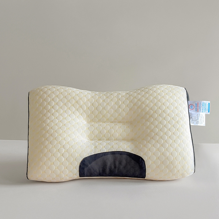 91家纺网 家纺一手货源 找家纺 （总）锦鲤枕芯 2025款针织棉SPA水立方护颈按摩枕