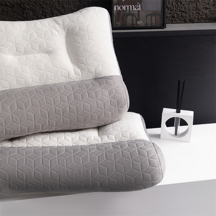 91家纺网 家纺一手货源 找家纺 （总）锦鲤枕芯 2025款分区乳胶牵引护颈枕