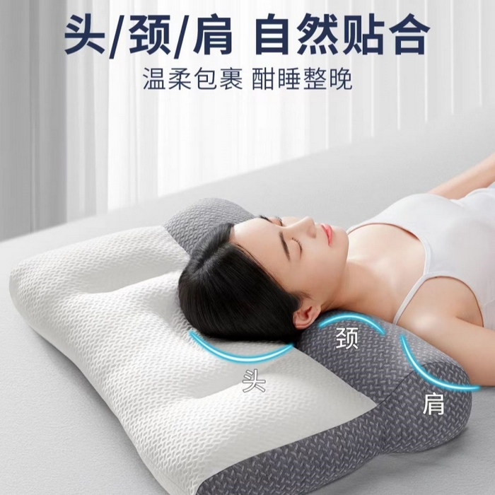 91家纺网 家纺一手货源 找家纺 （总）锦鲤枕芯 2025新款针织反牵引颈椎枕,针织反牵引颈椎枕-灰色 800克 低枕,针织反牵引颈椎枕-灰色 900克 中枕,针织反牵引颈椎枕-灰色 1000克 高枕