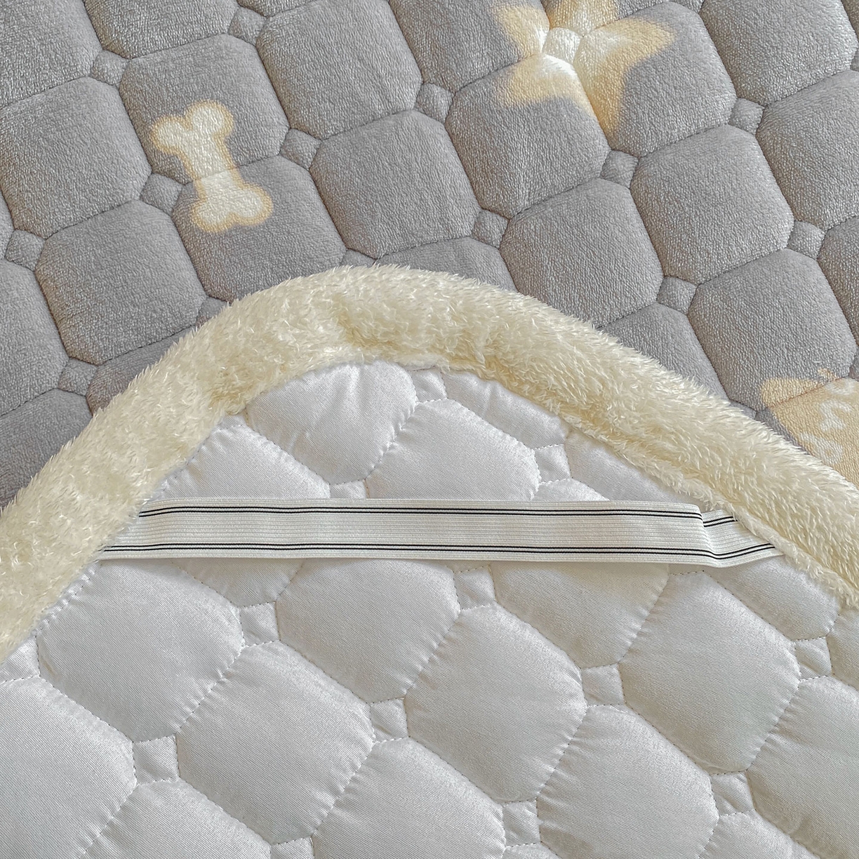 91家纺网 家纺一手货源 找家纺 （总）眠势力 2025新款牛奶绒床垫加绒床褥子秋冬保暖珊瑚绒夹棉床护垫