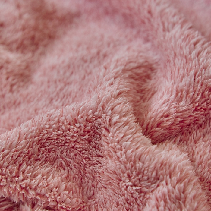 91家纺网 家纺一手货源 找家纺 缘生活 2025新款阳离子毛巾毯四季通用百搭款毛毯毯子 阳离子毛巾毯粉色