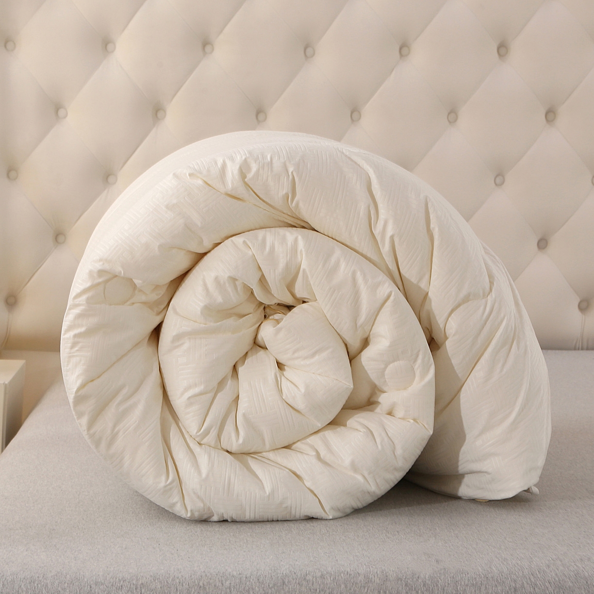 91家纺网 家纺一手货源 找家纺 （总）棉乐町家居 2025新款A类针织澳洲进口压花羊毛被被子被芯