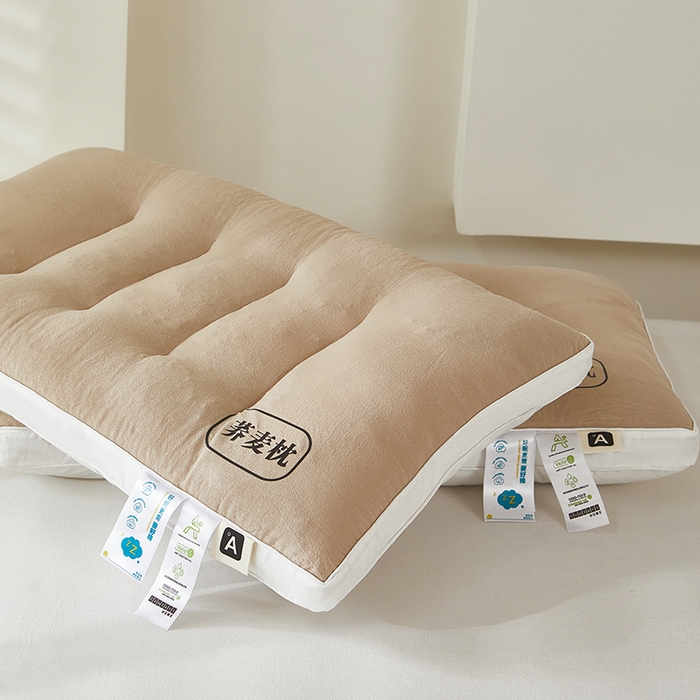 91家纺网 家纺一手货源 找家纺 （总）鼎晟纺 2025新款全棉荞麦枕成人枕头学生枕芯