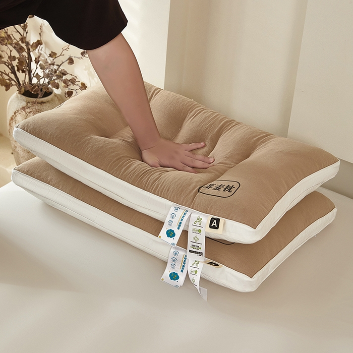 91家纺网 家纺一手货源 找家纺 （总）鼎晟纺 2025新款全棉荞麦枕成人枕头学生枕芯