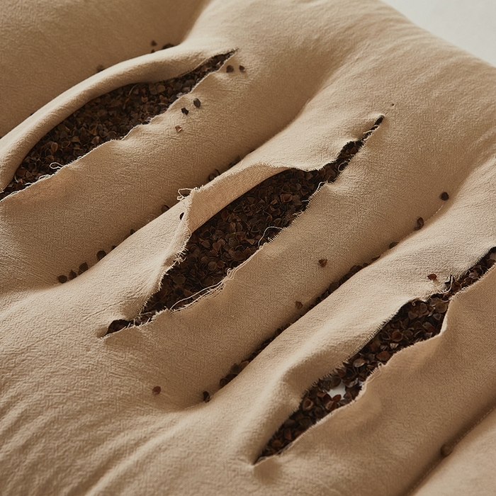 91家纺网 家纺一手货源 找家纺 （总）鼎晟纺 2025新款全棉荞麦枕成人枕头学生枕芯