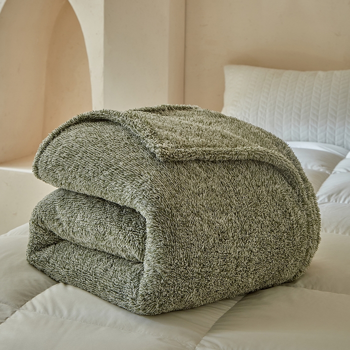 91家纺网 家纺一手货源 找家纺 （总）缘生活 2025新款阳离子毛巾毯四季通用百搭款毛毯毯子