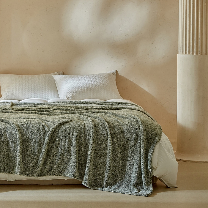 91家纺网 家纺一手货源 找家纺 （总）缘生活 2025新款阳离子毛巾毯四季通用百搭款毛毯毯子