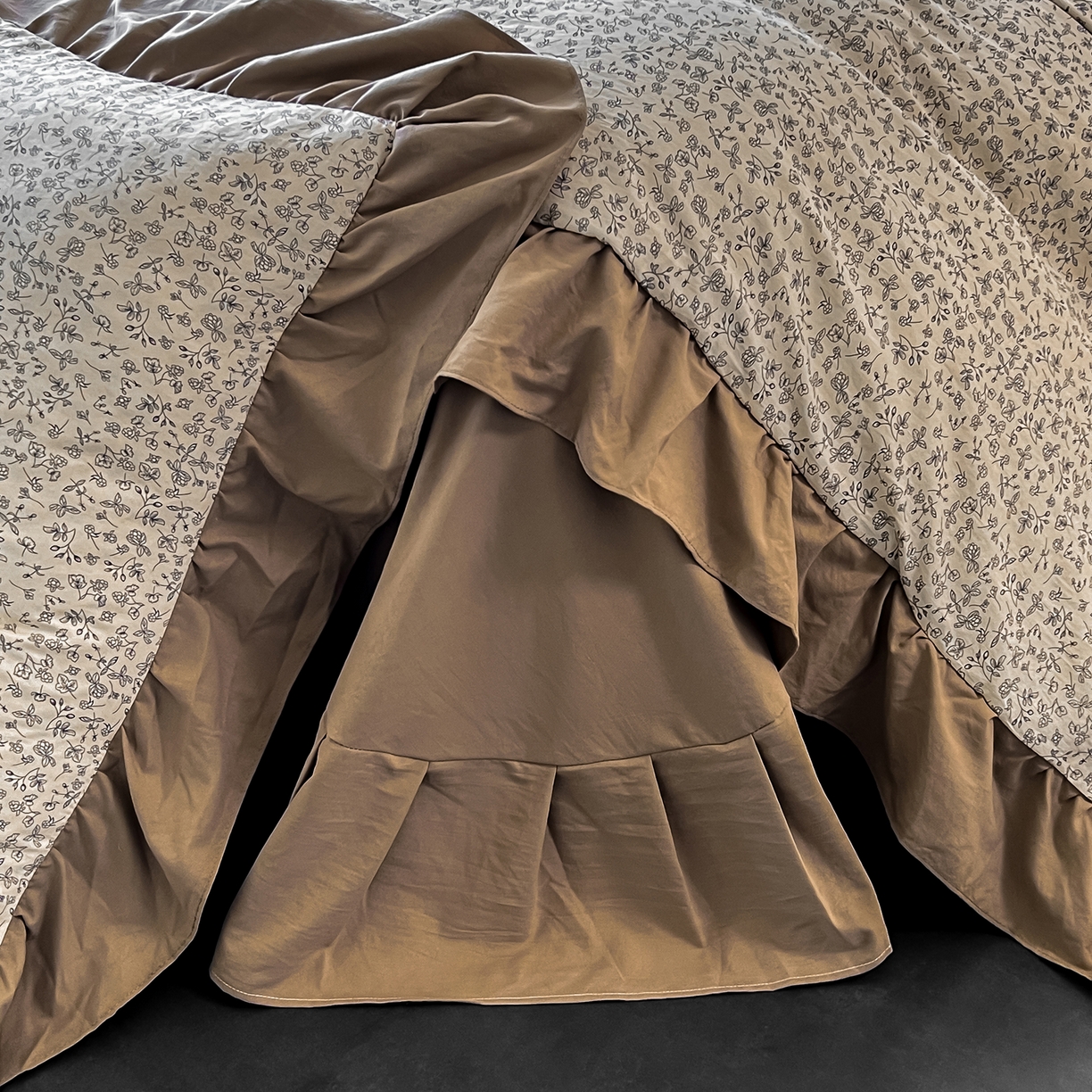 91家纺网 家纺一手货源 找家纺 豫见家纺 2025新款云感棉花边四件套 赫拉