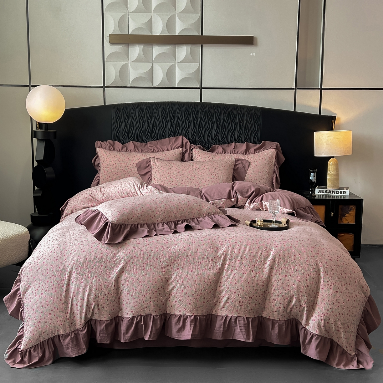 91家纺网 家纺一手货源 找家纺 （总）豫见家纺 2025新款云感棉花边四件套